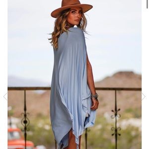 Cute blue dressy top
